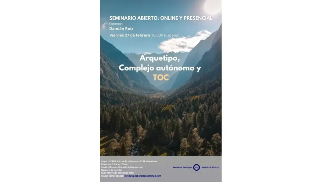 Conferencia Arquetipo, COmplejo autónomo y TOC. Damian Ruiz Psicologo